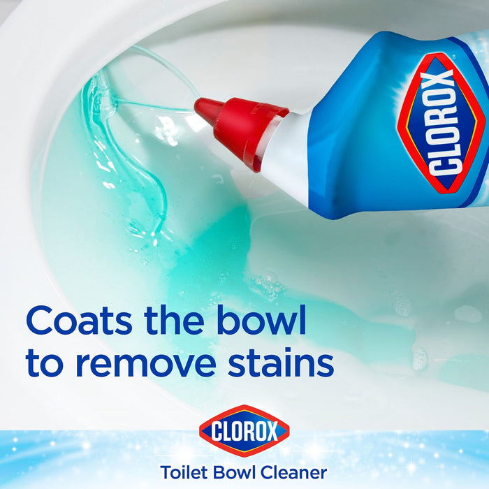 Clorox Toilet Bowl Cleaner with Bleach, Rain Clean (24 oz., 6 pk.)