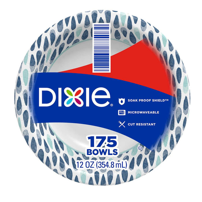 Dixie 12 oz Paper Bowl, 175-count