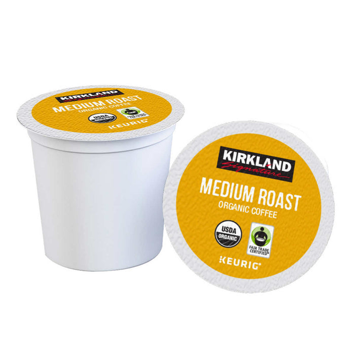 Kirkland Signature Coffee Organic Medium Blend Recyclable K-Cup Pod, 120-count ) | Home Deliveries