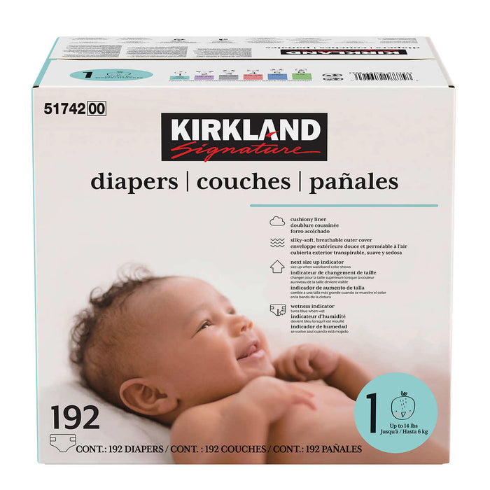 Kirkland Signature Diapers Sizes 1-2 ) | Home Deliveries