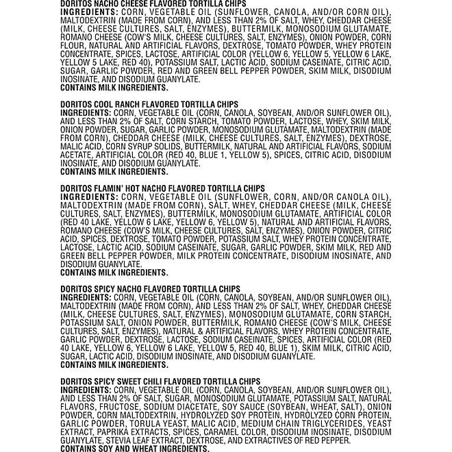 Doritos Mix Variety Pack Tortilla Chips, 30 pk.