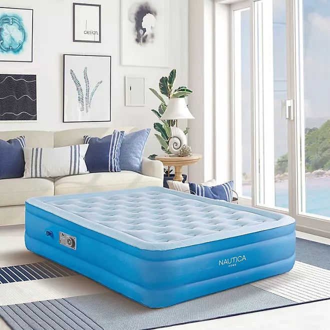 Nautica Cool Comfort 15 Pillowtop Twin Air Mattress with Inset Pump