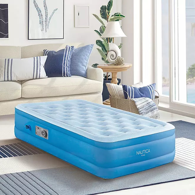 Nautica Cool Comfort 15 Pillowtop Twin Air Mattress with Inset Pump