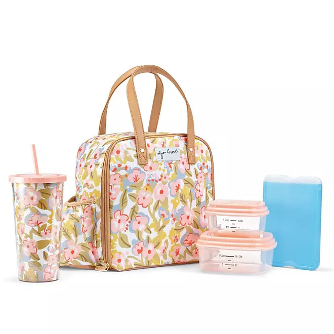 Fit and Fresh Artist Collection 5-Piece Deluxe Lunch Box, Choose Color