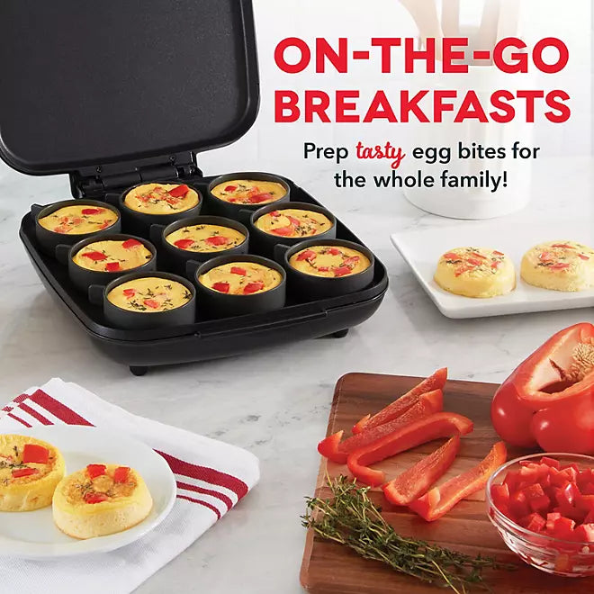 DASH Sous Vide Style Family Size Egg Bite Maker, Choose Color