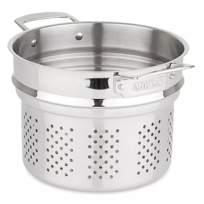 Viking 13-Piece Tri-Ply Stainless Steel Cookware Set with Glass Lids