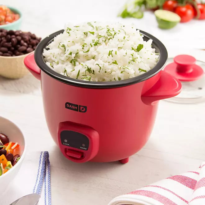 Dash Mini 2-Cup Rice Cooker with Keep Warm Function, Choose Color