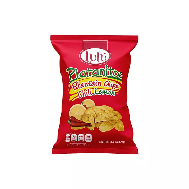 Lulu Variety Pack Plantain Chips, 2.5 oz., 30 pk.