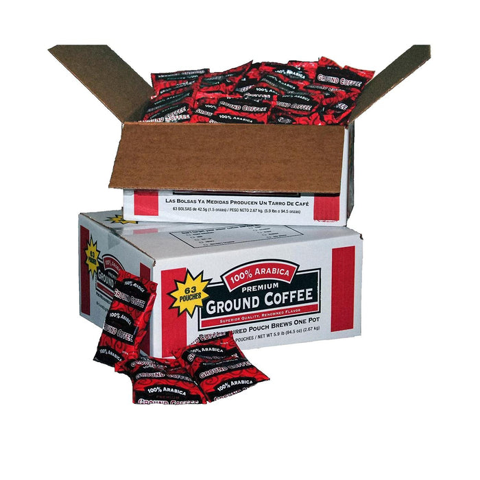 100% Arabica Ground Coffee 126 pk.