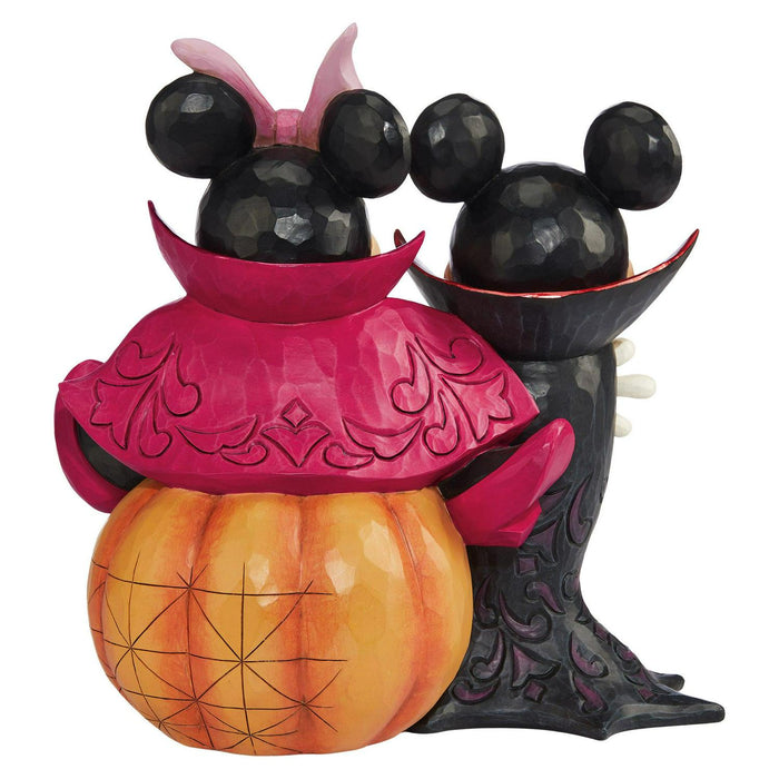 12" Disney Mickey & Minnie Boo Pumpkin by Jim Shore