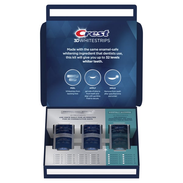 Crest 3D Whitestrips 40 + 20 Strips