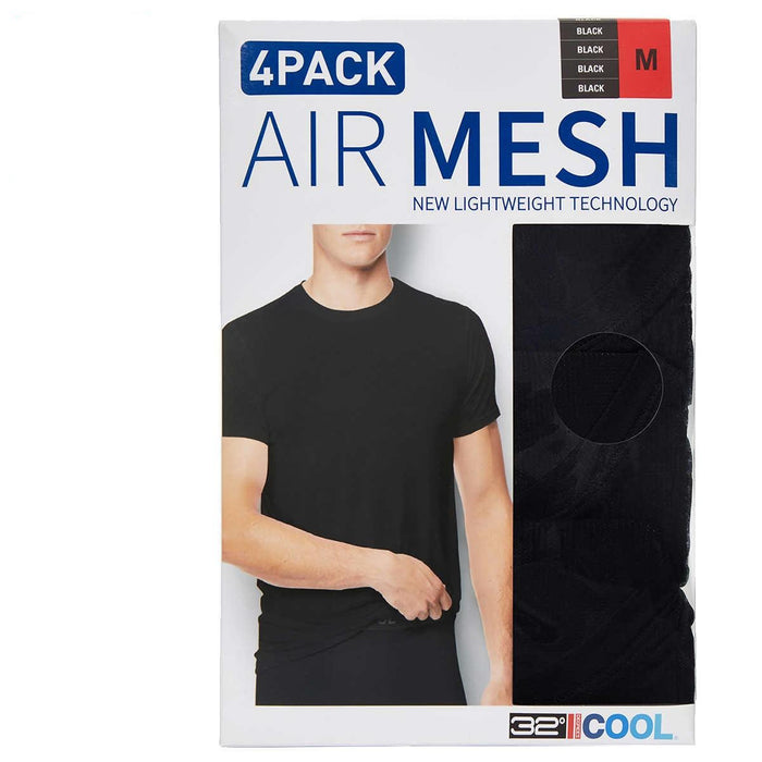 32 Degrees Men's Air Mesh Tee 4-pack