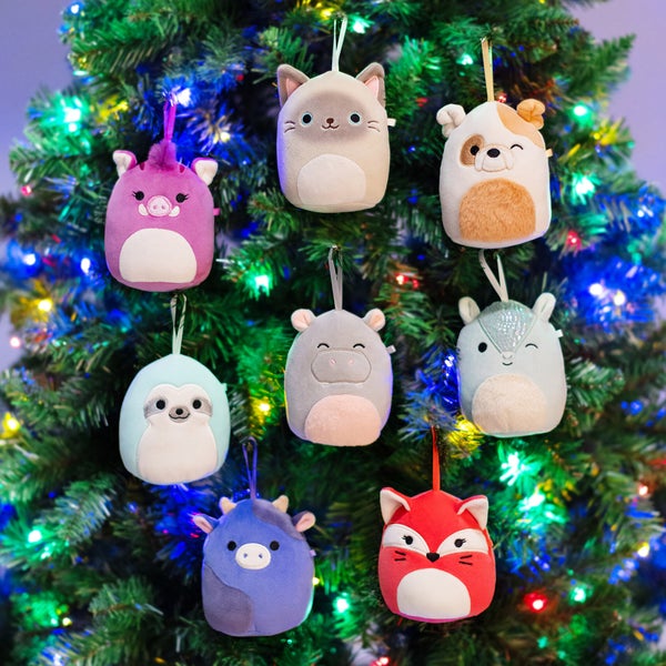 Squishmallows 4-inch Ornament Plush 8-pack Assorted