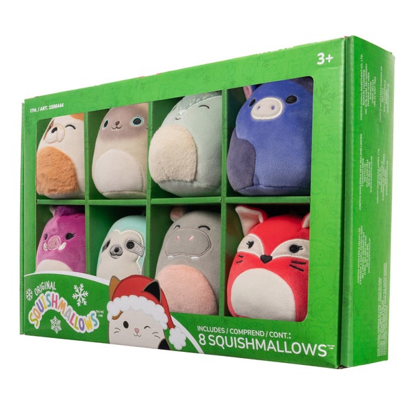 Squishmallows 4-inch Ornament Plush 8-pack Assorted