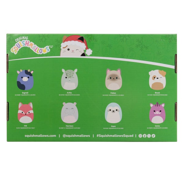 Squishmallows 4-inch Ornament Plush 8-pack Assorted