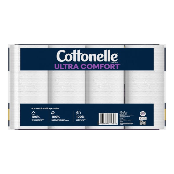 Cottonelle Ultra Comfort Bath Tissue, 2-Ply, 268 Sheets, 36 Rolls