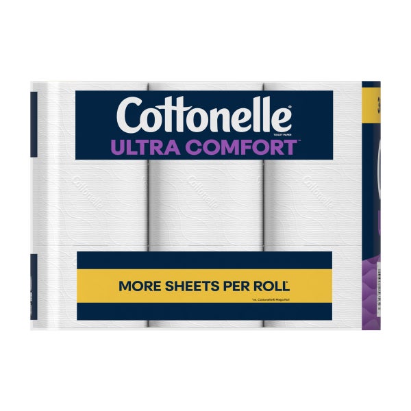 Cottonelle Ultra Comfort Bath Tissue, 2-Ply, 268 Sheets, 36 Rolls