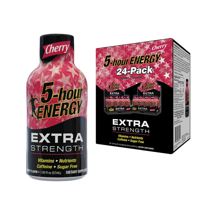 5-hour ENERGY Shot, Extra Strength, Cherry 1.93 oz., 24 pk.