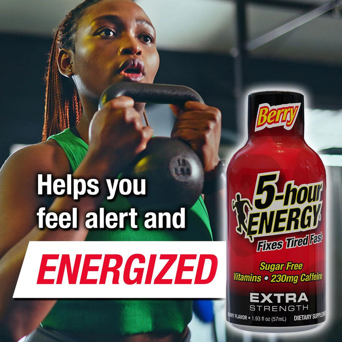 5-hour ENERGY Shot, Extra Strength, Berry 1.93 oz., 24 pk.