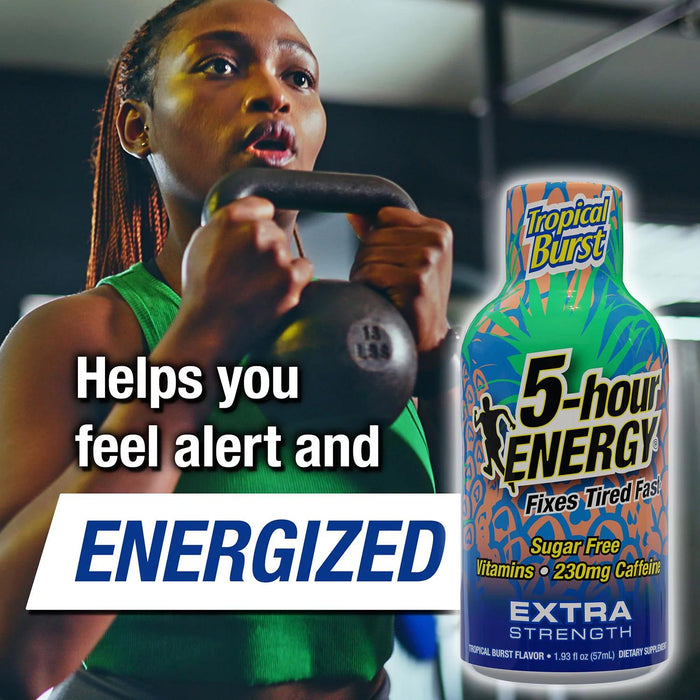 5-hour ENERGY Shot, Extra Strength, Tropical Burst 1.93 oz., 24 pk.