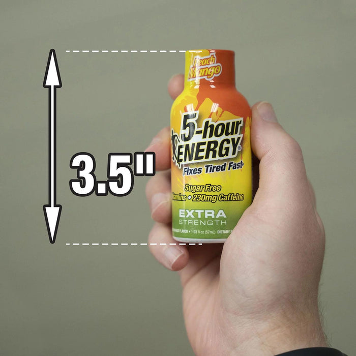 5-hour ENERGY Shot, Extra Strength, Peach Mango 1.93 oz., 24 pk.