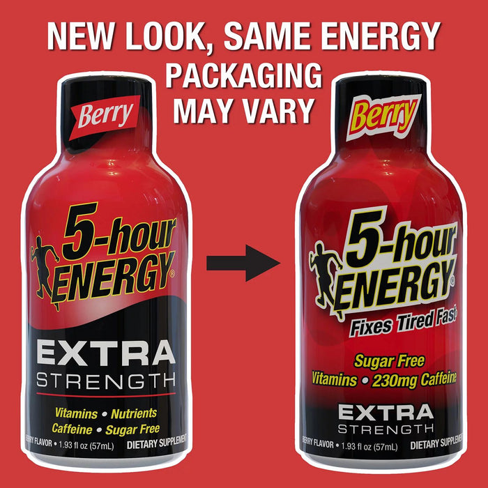 5-hour ENERGY Shot, Extra Strength, Berry 1.93 oz., 24 pk.