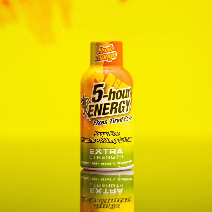 5-hour ENERGY Shot, Extra Strength, Peach Mango 1.93 oz., 24 pk.