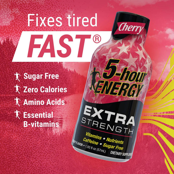 5-hour ENERGY Shot, Extra Strength, Cherry 1.93 oz., 24 pk.