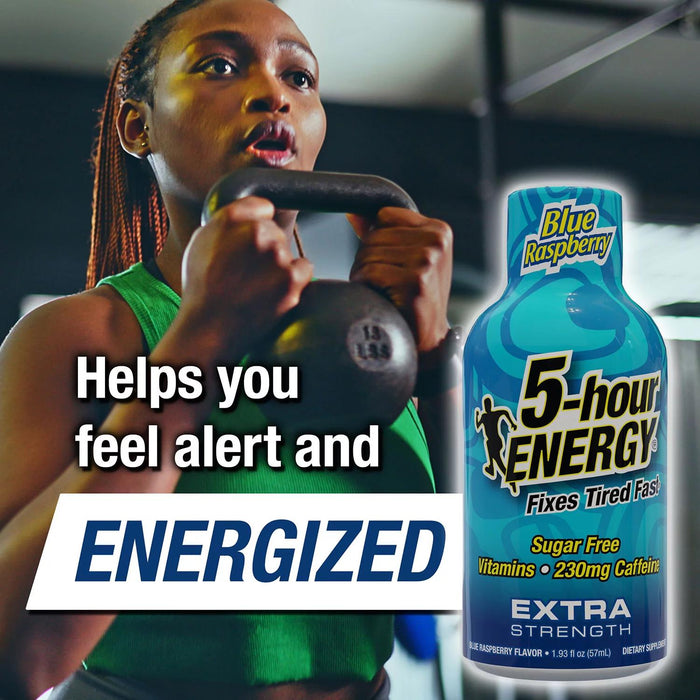 5-hour ENERGY Shot, Extra Strength, Blue Raspberry 1.93 oz., 24 pk.