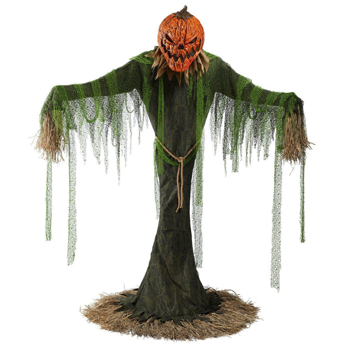 7’ Animated Pumpkin Scarecrow