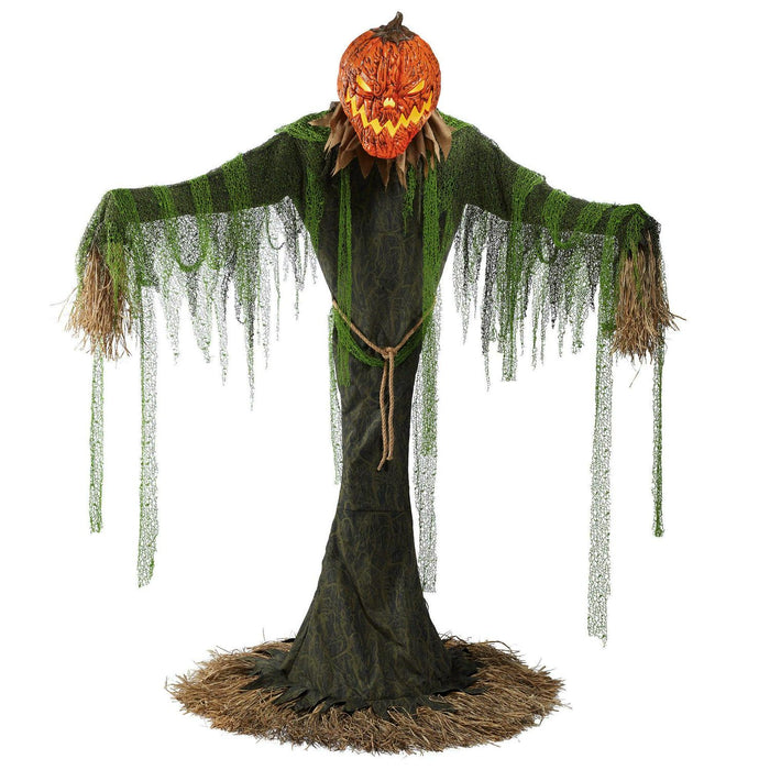 7’ Animated Pumpkin Scarecrow