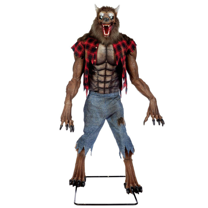 7’ Animated Werewolf with LCD Eyes