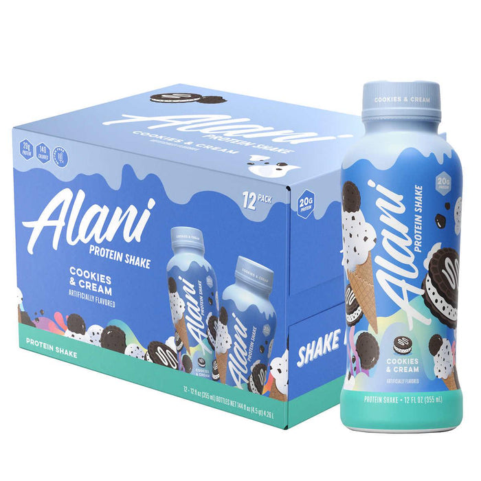 Alani Protein Shakes - Cookies and Cream, 12-pack