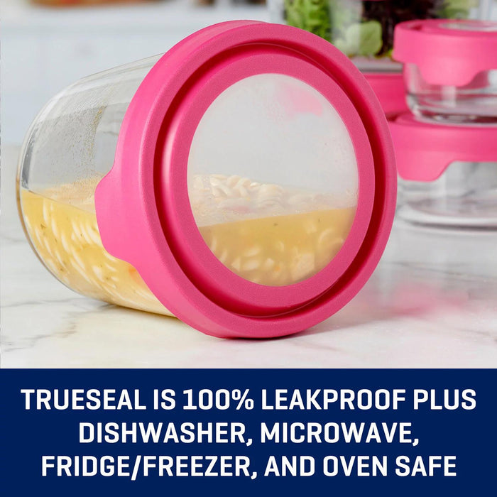 Anchor Hocking TrueSeal Glass Food Storage Containers with Lids, 20 Piece Set