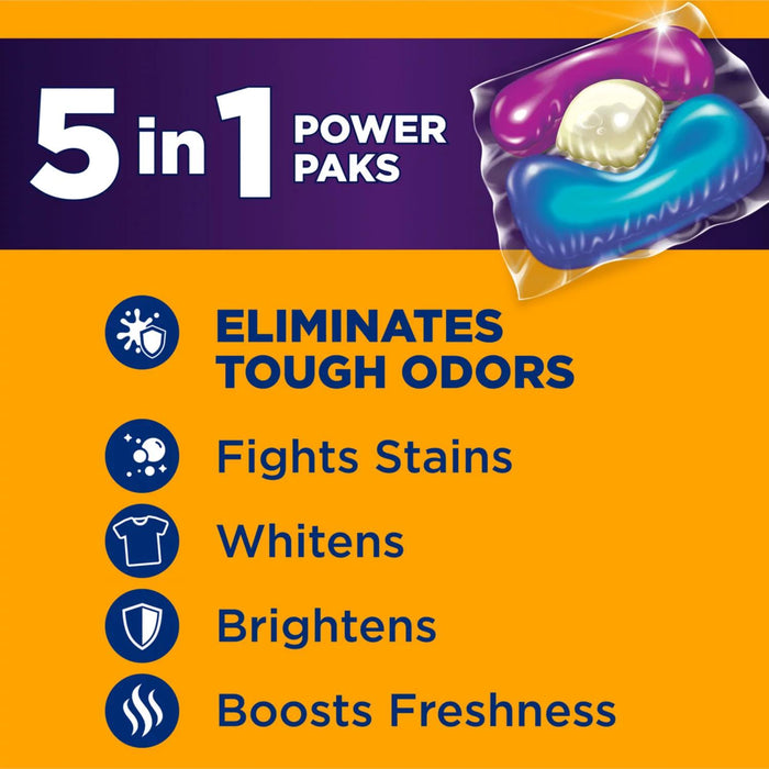 Arm and Hammer OxiClean + Odor Blasters 5-in-1 Laundry Power Paks, Fresh Burst Scent, 144 ct.