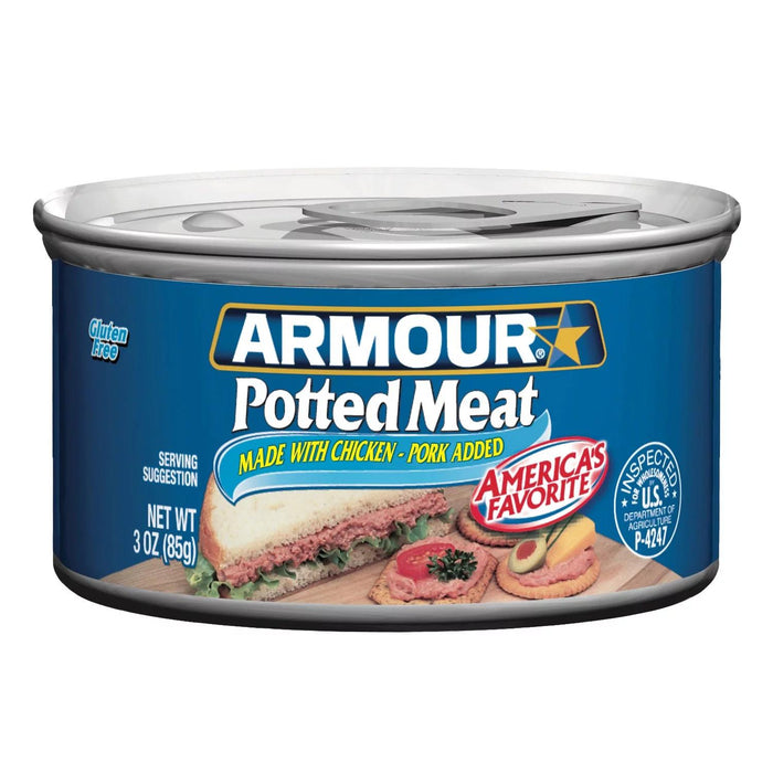 Armour Potted Meat Made With Chicken and Pork, 3 oz., 12 ct.