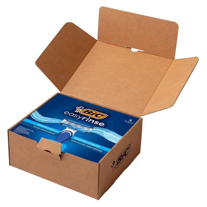 BIC EasyRinse Anti-Clog Razors, 4 Blades, 12 ct.