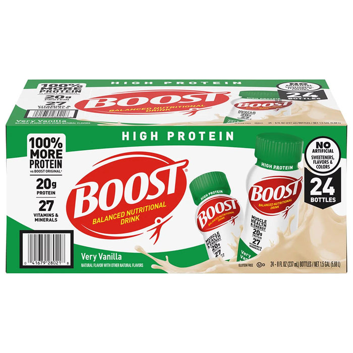 BOOST High Protein Drink, Vanilla (24 pk.)