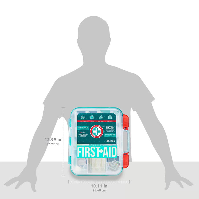Be Smart Get Prepared First Aid Kit OSHA/ANSI, 351 ct.