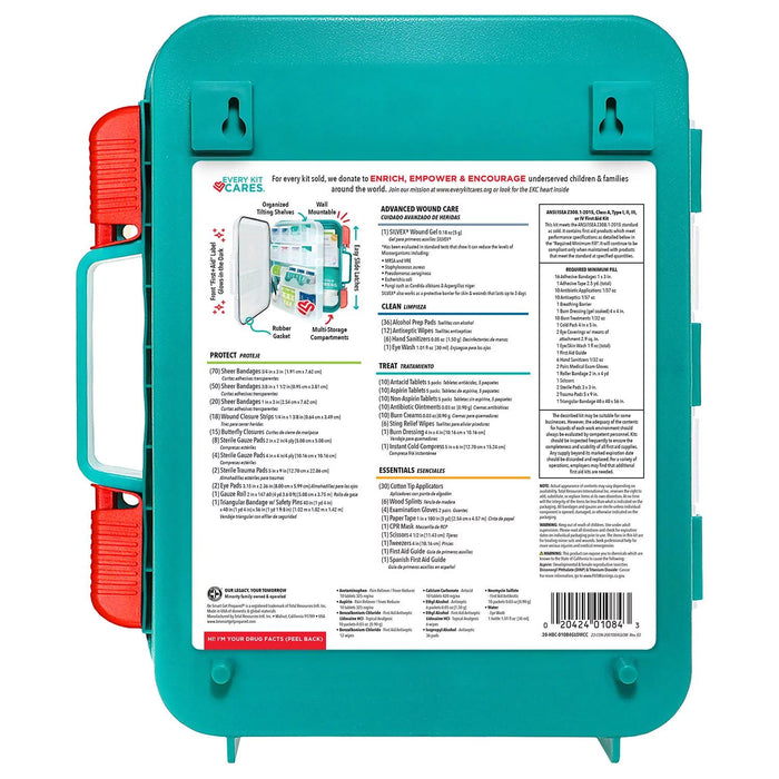 Be Smart Get Prepared First Aid Kit OSHA/ANSI, 351 ct.