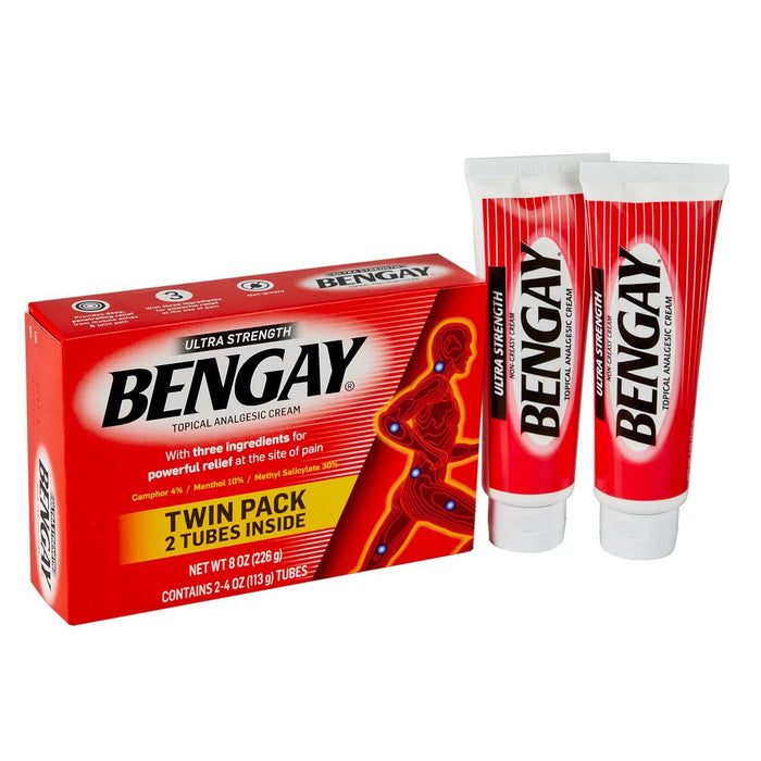 Bengay Ultra Strength Pain-Relieving Cream, 4 oz., 2 pk.