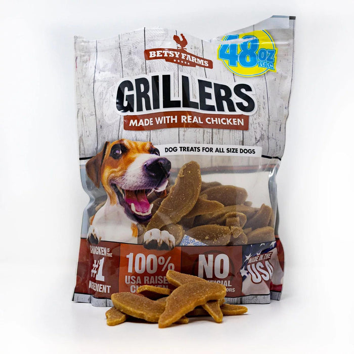 Betsy Farms Grillers Dog Treats , Chicken, 48 oz.