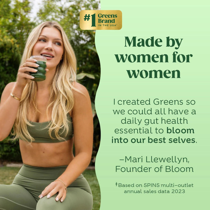 Bloom Nutrition Greens and Superfoods Powder, Berry, 0.5 lbs.