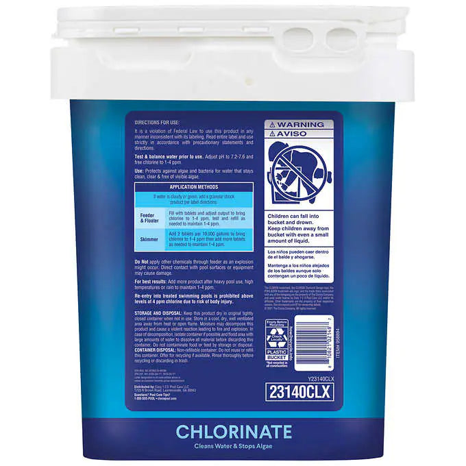Clorox Pool and Spa XtraBlue 3 Chlorinating Tablets - 40lbs