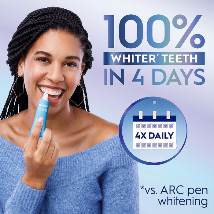 Crest 3DWhite Daily Whitening Serum, Advanced Enamel White + LED Light Treatment