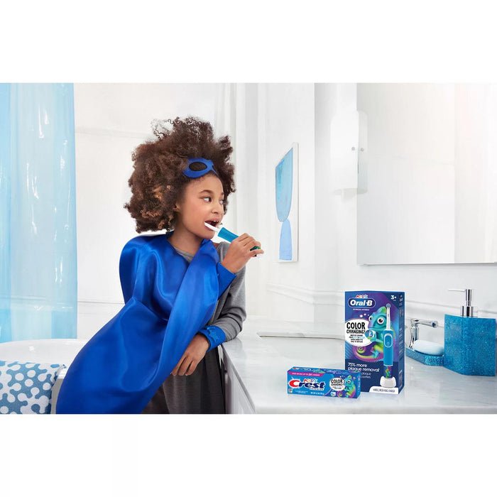 Crest Advanced Kid's Color Changing Fluoride Toothpaste, Bubblegum Flavor, 4.2 oz., 4 pk.