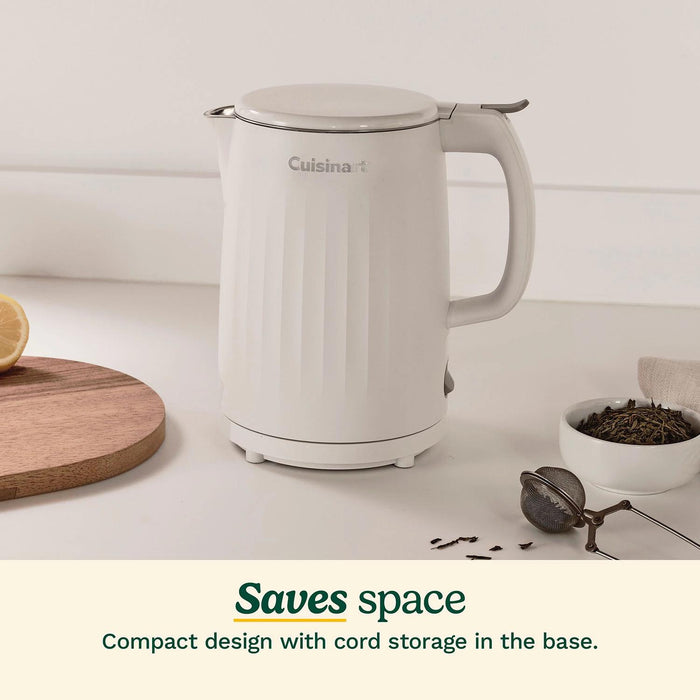 Cuisinart Soho 1-Liter Double-Wall Electric Kettle with Cord Storage (Choose Color)