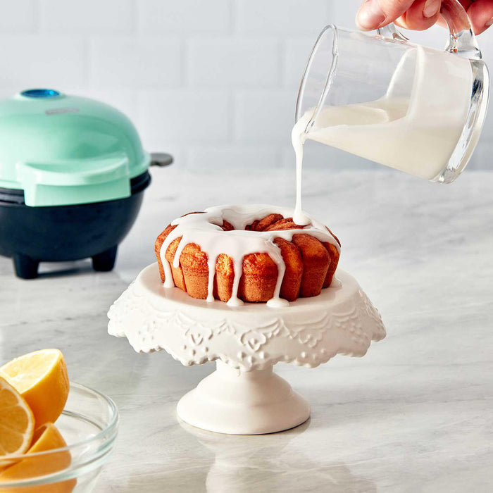 DASH Mini Bundt Cake Maker Machine for Kid-Friendly Breakfast, Snacks, Desserts and More with Non-stick Surface
