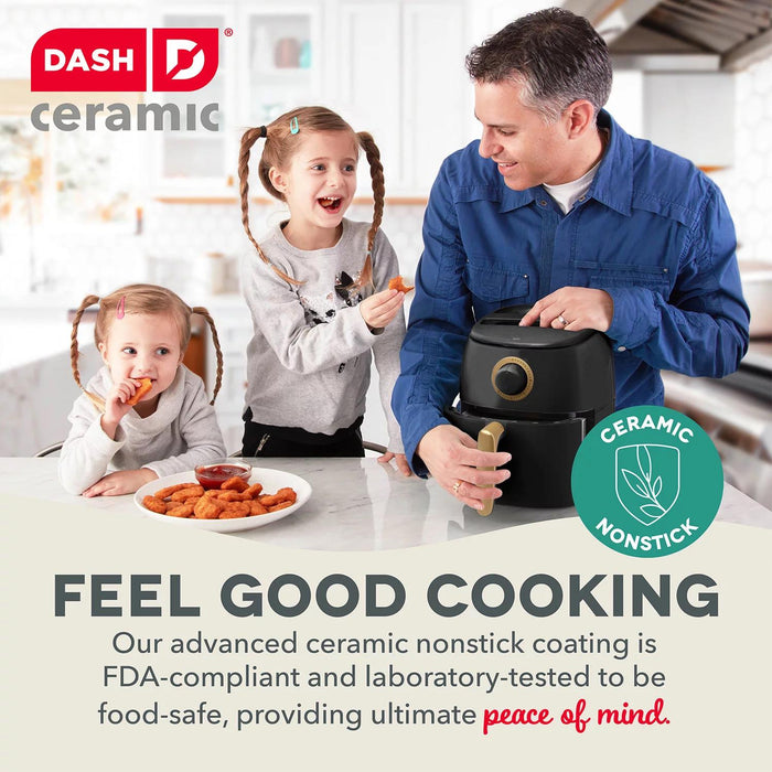 Dash Ceramic Tasti-Crisp Express Air Fryer 2.6QT (Assorted Colors)