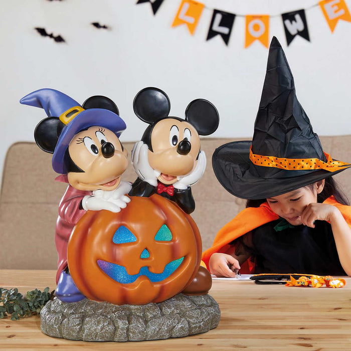 Disney Halloween Mickey and Minnie Pumpkin Greeter